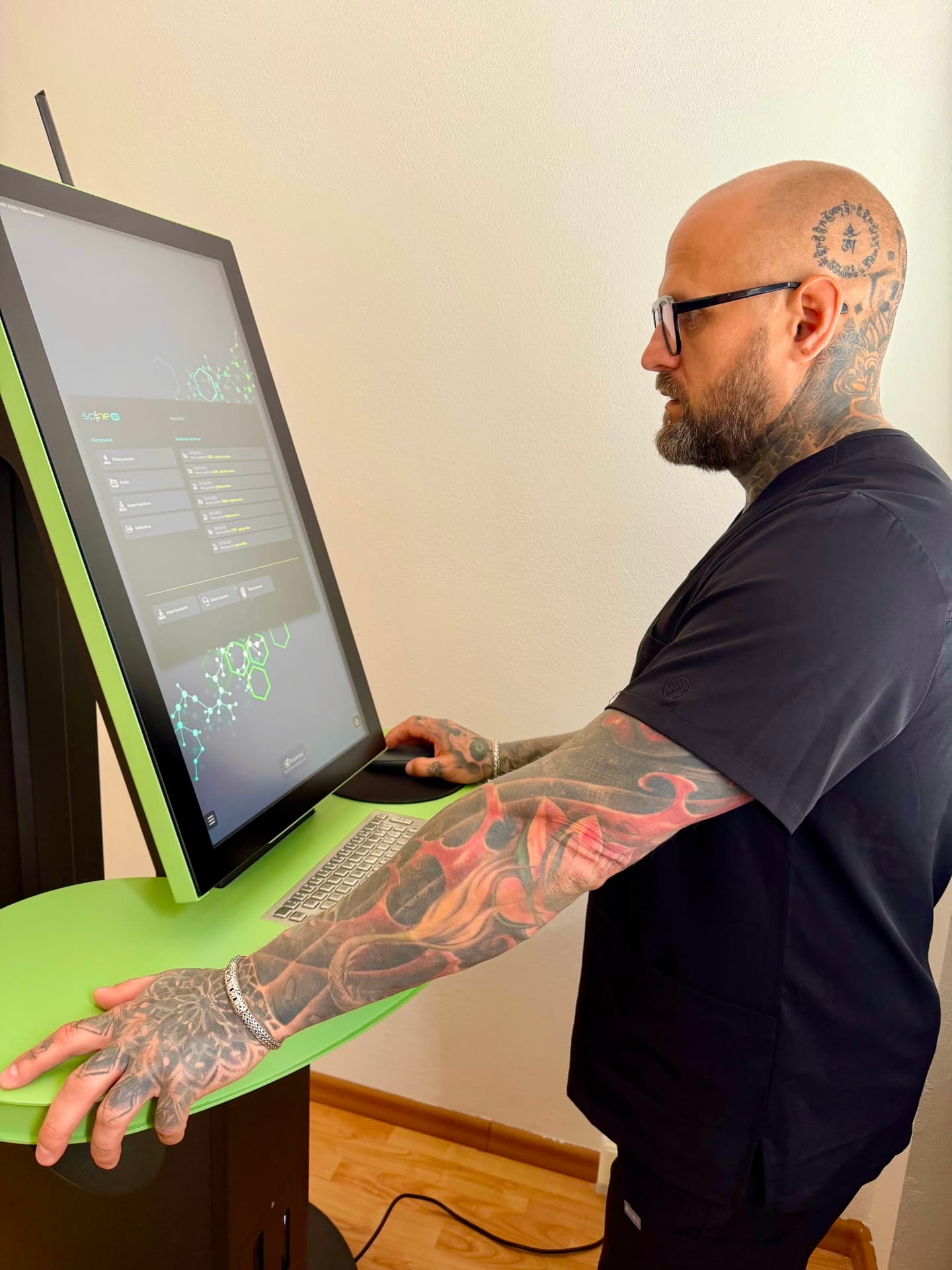 3D spine diagnostics at the ChiroMiro clinic – Miroslav Kliment, Prague 8 Libeň